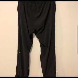 Black lululemon surge joggers
